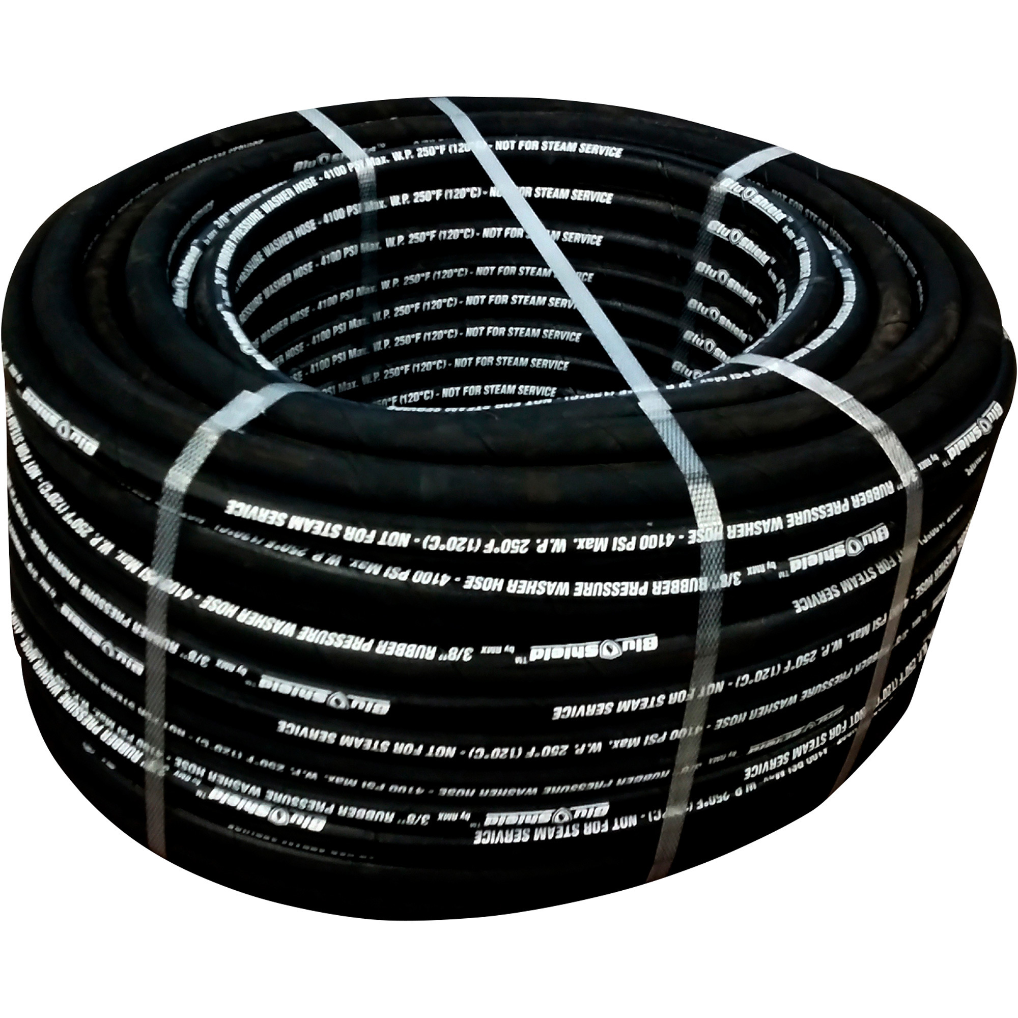 BluShield Pressure Washer Hose, 3/8in. x 200ft.L, Model PW38200NT